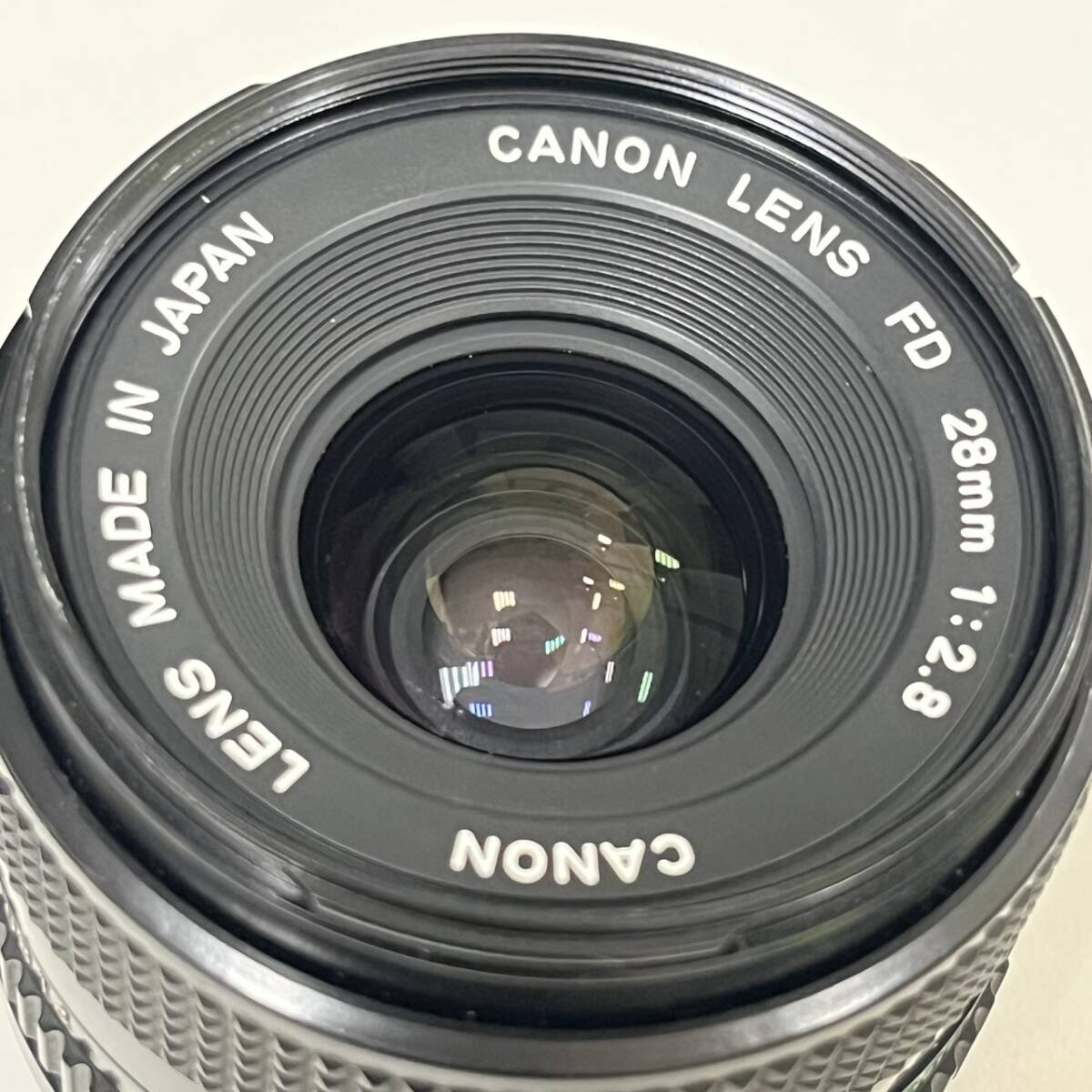 【10354】canon キャノン LENS FD 28mm 1:2.8 カメラレンズ ジャンク_画像4