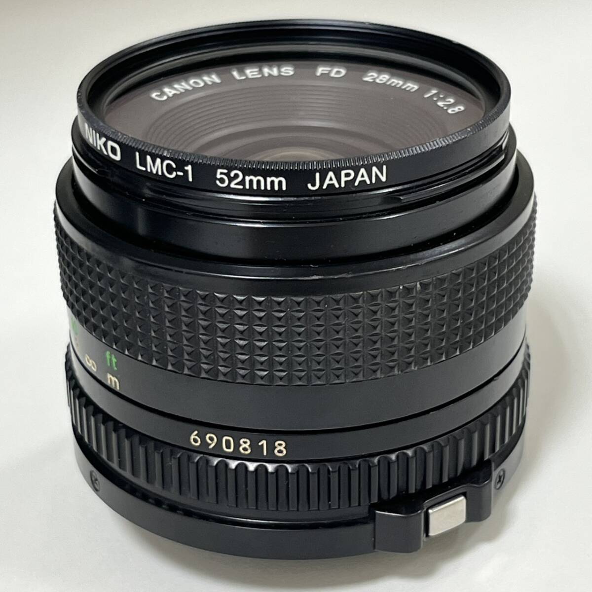 【10354】canon キャノン LENS FD 28mm 1:2.8 カメラレンズ ジャンク_画像7