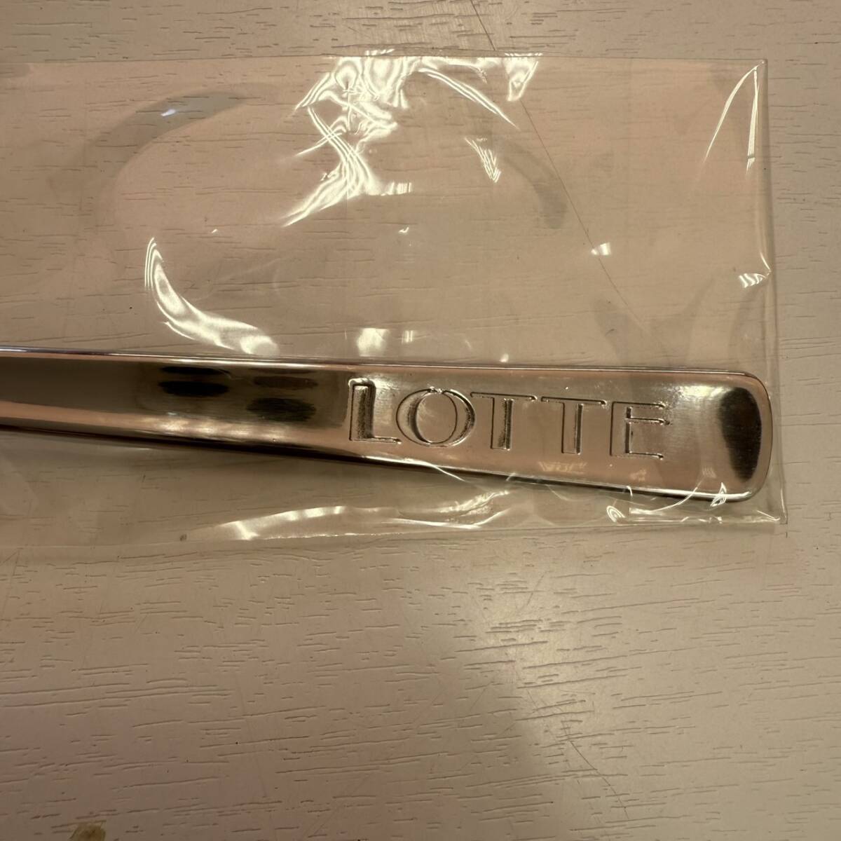 【10466】LOTTE ロッテ Lady Borden レディーボーデン ハート形 スプーン ゴールド シルバー_画像4