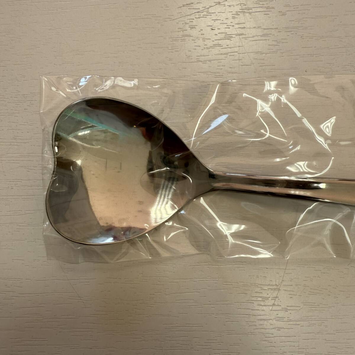 【10466】LOTTE ロッテ Lady Borden レディーボーデン ハート形 スプーン ゴールド シルバー_画像3