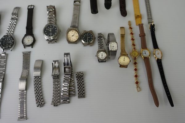 【k1794】Seiko セイコー Casio カシオ 他 大量 まとめて まとめ売り 腕時計 パーツ取り用_画像5