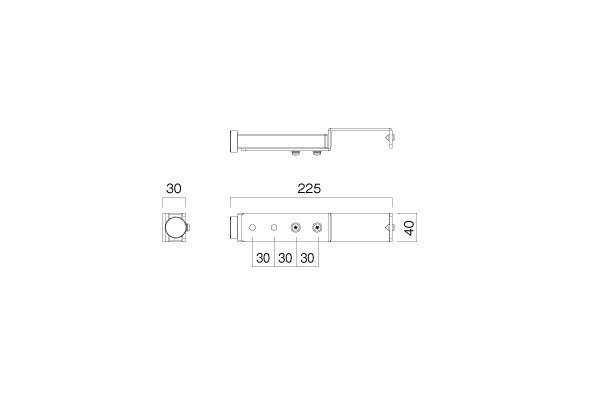 PHP-S8207 PH-820シリーズ 背面受け金具 HAMILEX ハヤミ工産【送料無料】【個人様宅配送不可】_画像2