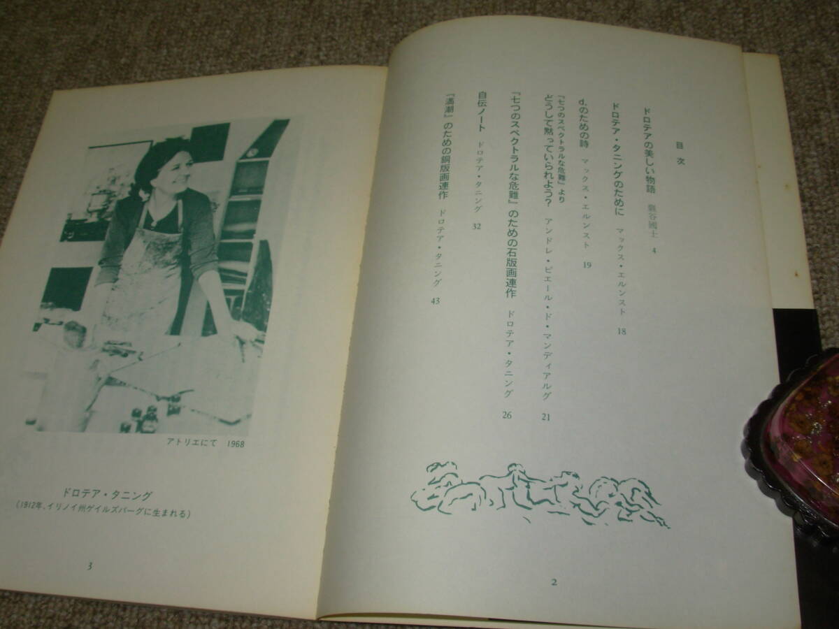 限定1000部のうち405番）ドロテア・タニング＊ドロテアの美しい物語・巖谷国士★アート・スペース・美蕾樹＊1984年_画像4