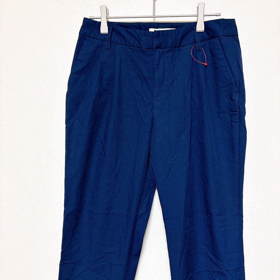 Rope Picnic テーパードパンツ 38 ネイビー 通勤 きれいめ 344E31_画像2