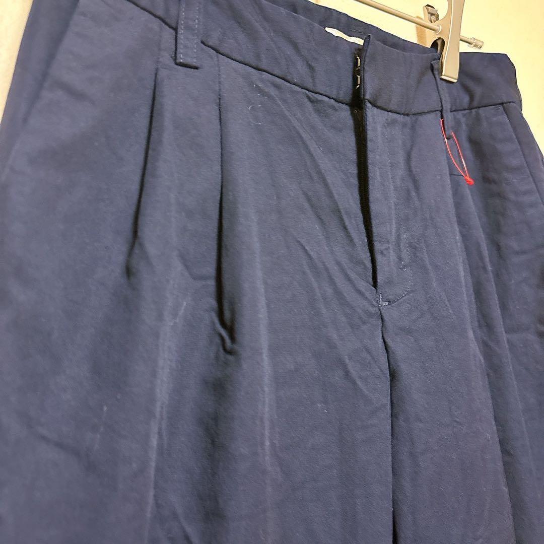 Rope Picnic テーパードパンツ 38 ネイビー 通勤 きれいめ 344E31_画像5