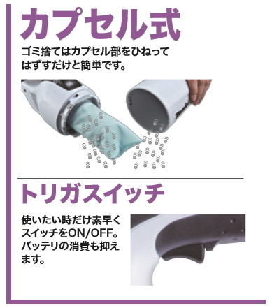 マキタ 充電式クリーナ CL180FDZW 白 本体のみ 18V 新品 掃除機 コードレス_画像2