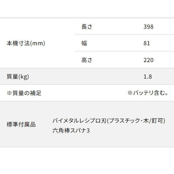 マキタ 充電式 レシプロソー JR184DZT 18V 本体のみ 新品_画像9