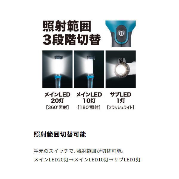 マキタ 充電式 ワークライト ML002GZO オリーブ 40V LED 新品_画像5