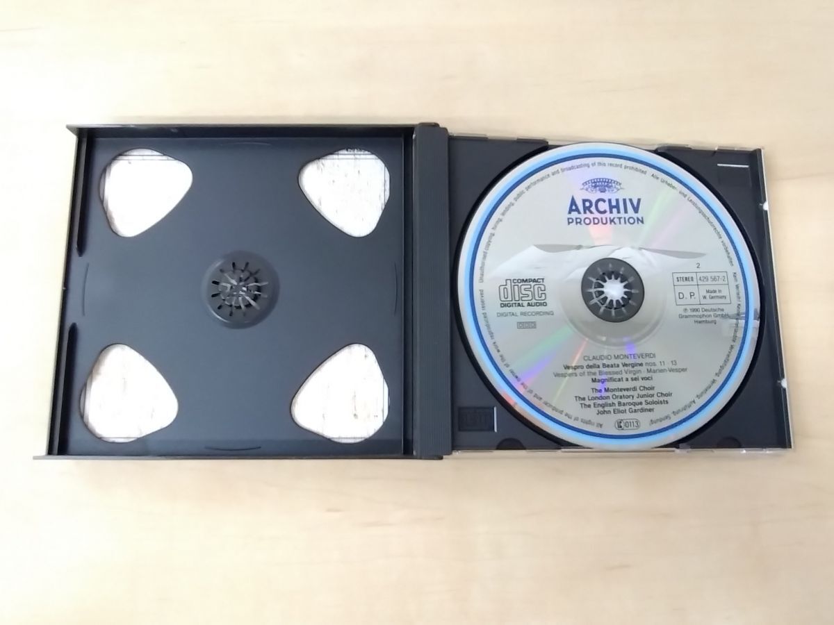 【輸入盤／2CD】VESPRO DELLA BEATA VERGINE　モンテヴェルディ　聖母マリアの夕べの祈り　ジョン・エリオット・ガーディナー_画像3