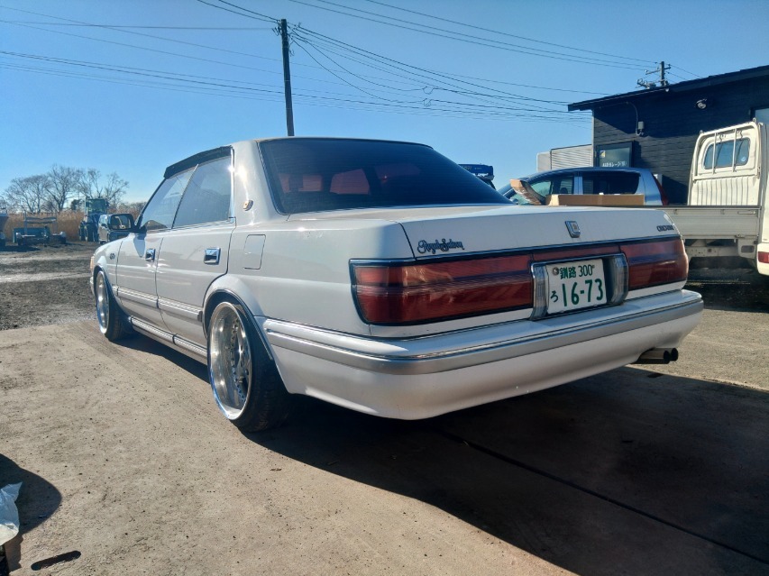 北海道発☆希少131クラウン ワイドボディ 車検令和9年8月 実走行13万キロ SC 決まり物☆すぐ乗れます 元本州車錆少 _画像3