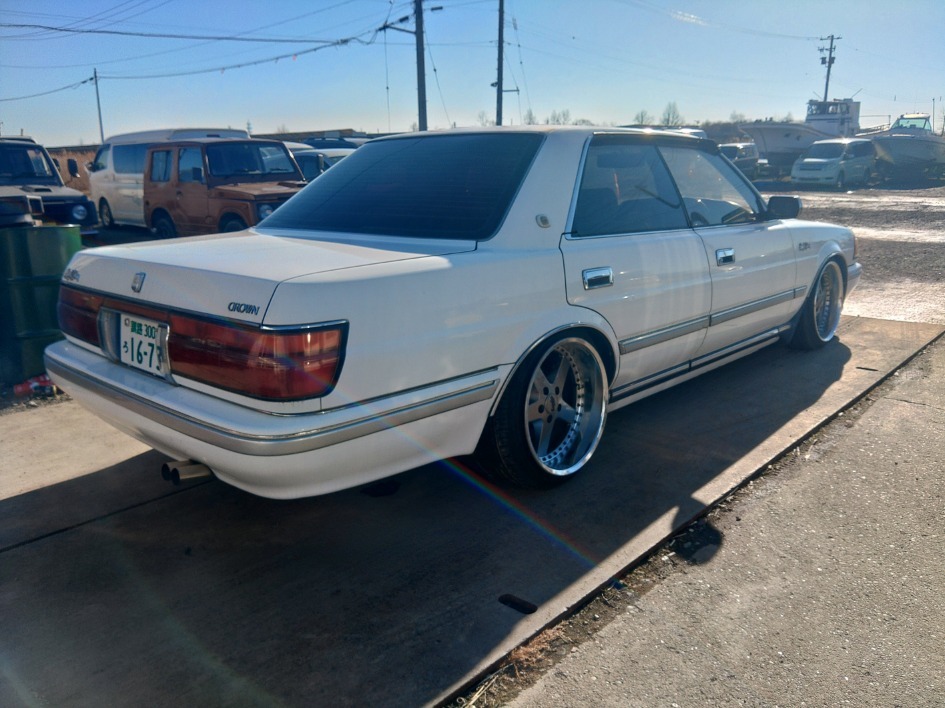 北海道発☆希少131クラウン ワイドボディ 車検令和9年8月 実走行13万キロ SC 決まり物☆すぐ乗れます 元本州車錆少 _画像4