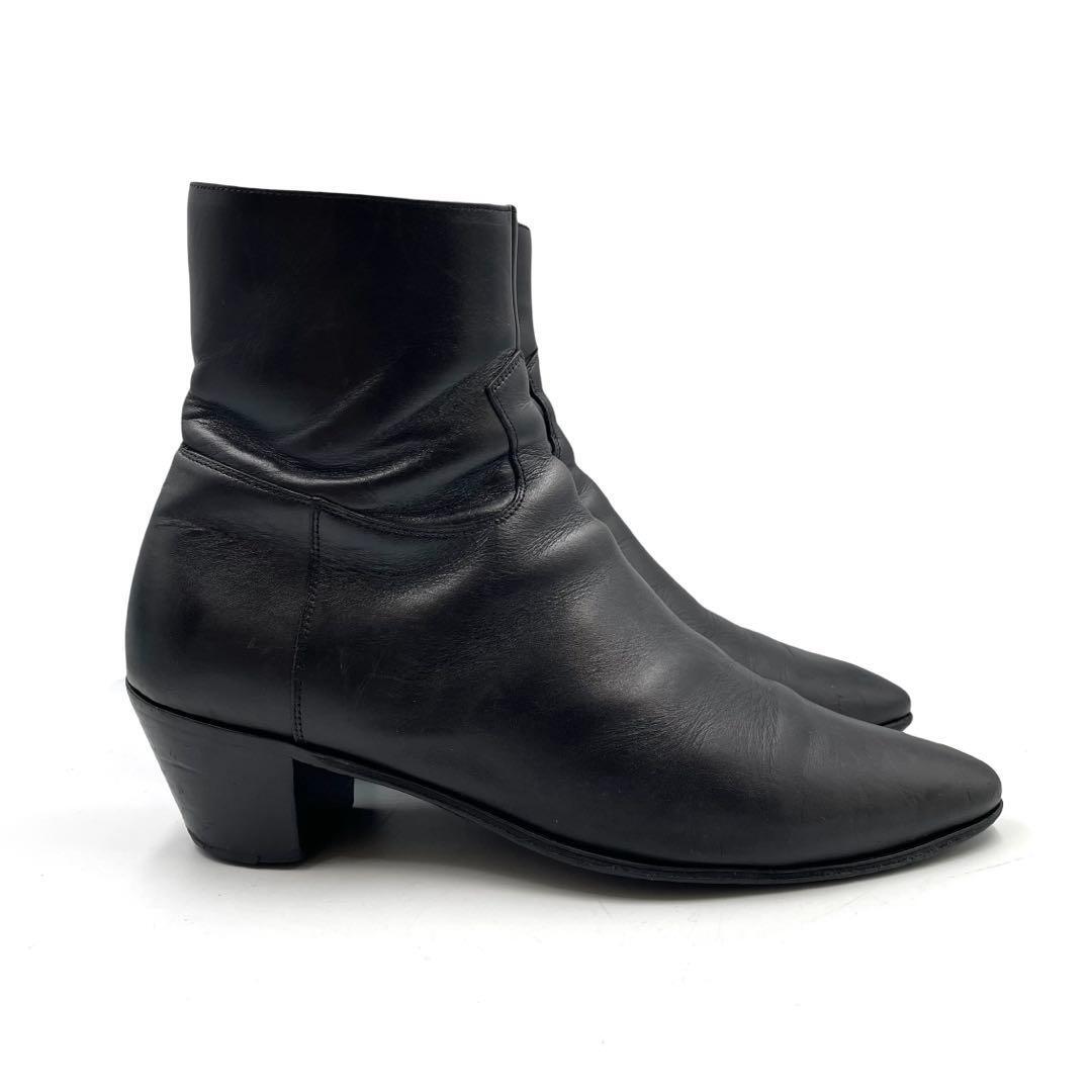 超美品!! CELINE セリーヌ JACNO ジャクノ エディ期 サイドジップ ブーツ ブラック 黒 40 26.0cm相当_画像6