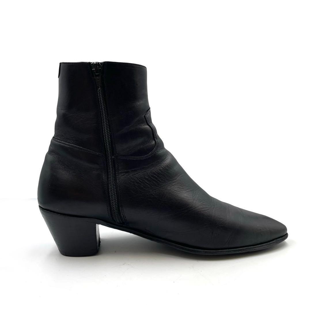 超美品!! CELINE セリーヌ JACNO ジャクノ エディ期 サイドジップ ブーツ ブラック 黒 40 26.0cm相当_画像8