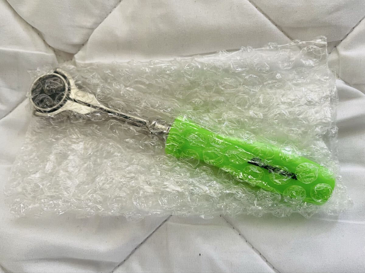 新品未使用 送料無料 売り切りスナップオン Snap-on THNFD72スイベルラチェット 1/4ハードグリップ グリーン 緑 希少_画像1