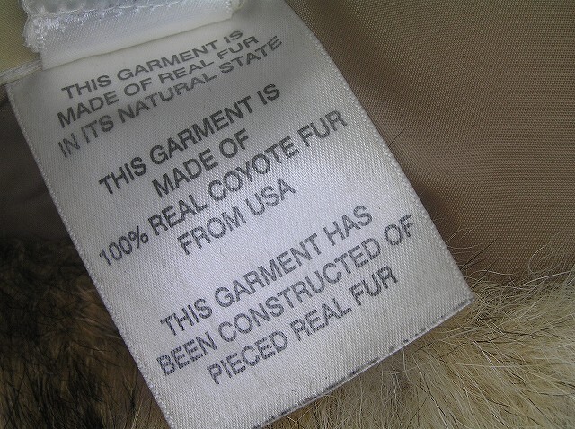 MICHAEL KORS コヨーテファー 北米の風色をまとう上質マフラー 旅路の温もりを添えて 80㎝×20cm 定価65,000円でした ■5048_画像8