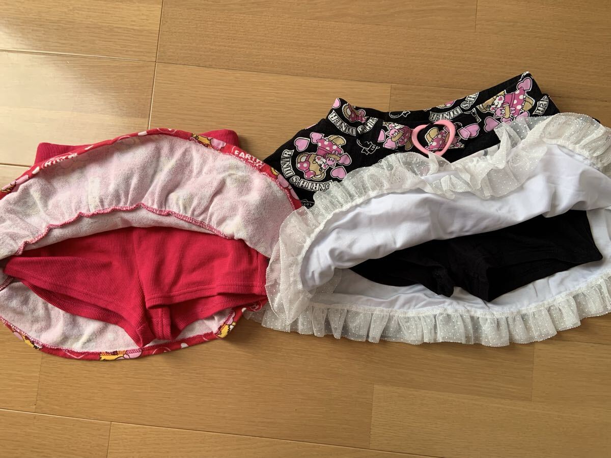 アースマジック 130 140 ロンT、トレーナー、スカパン4着まとめ売り_画像4