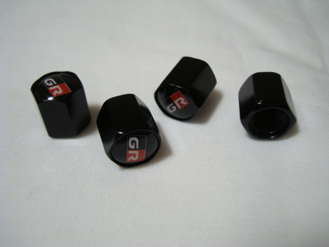 GRロゴ入りエアバルブキャップ４個セット_画像3