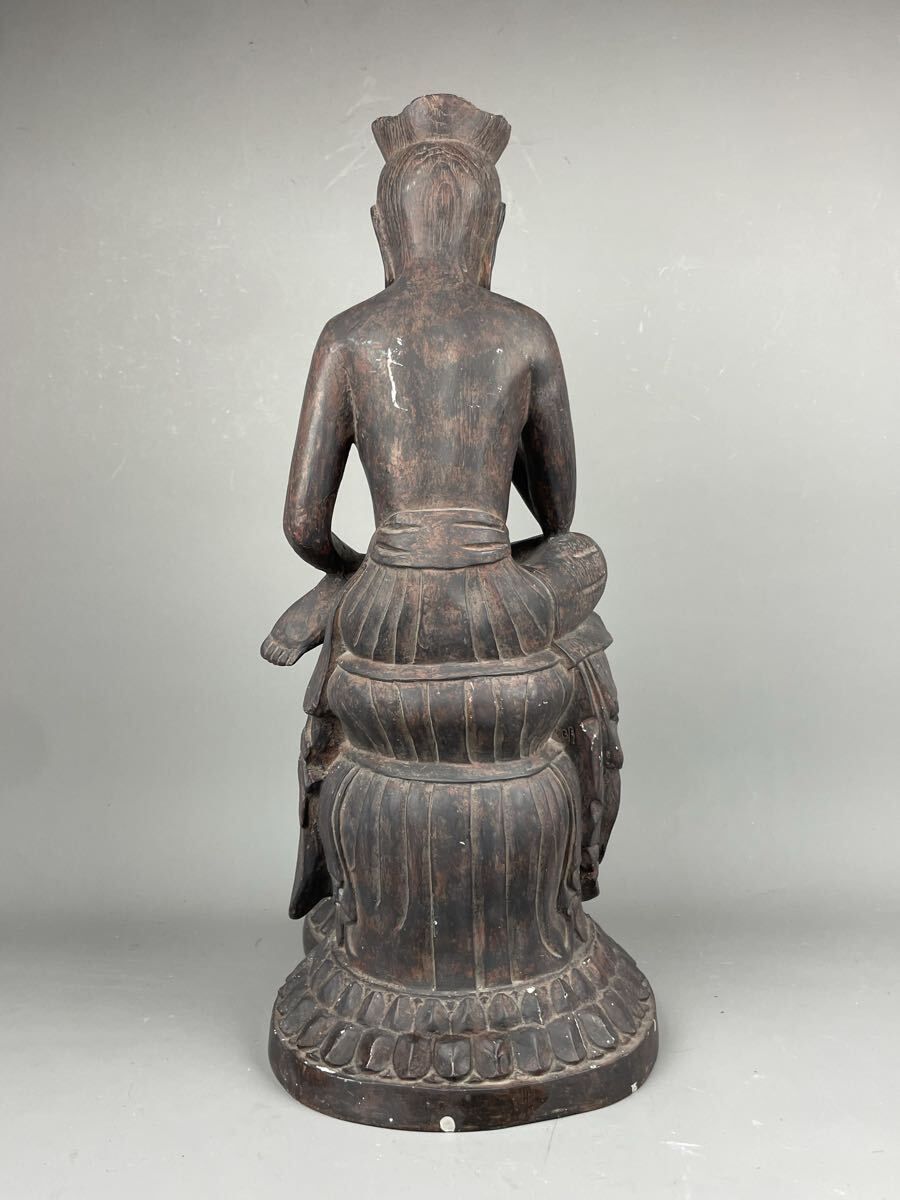 буддизм изобразительное искусство широкий . храм национальное достояние ..... бодисатва изображение из дерева style полимер производства очень большой 54cm украшение изображение Будды времена предмет