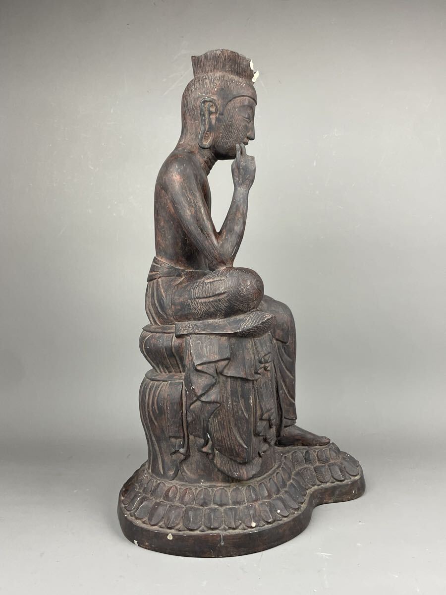 буддизм изобразительное искусство широкий . храм национальное достояние ..... бодисатва изображение из дерева style полимер производства очень большой 54cm украшение изображение Будды времена предмет