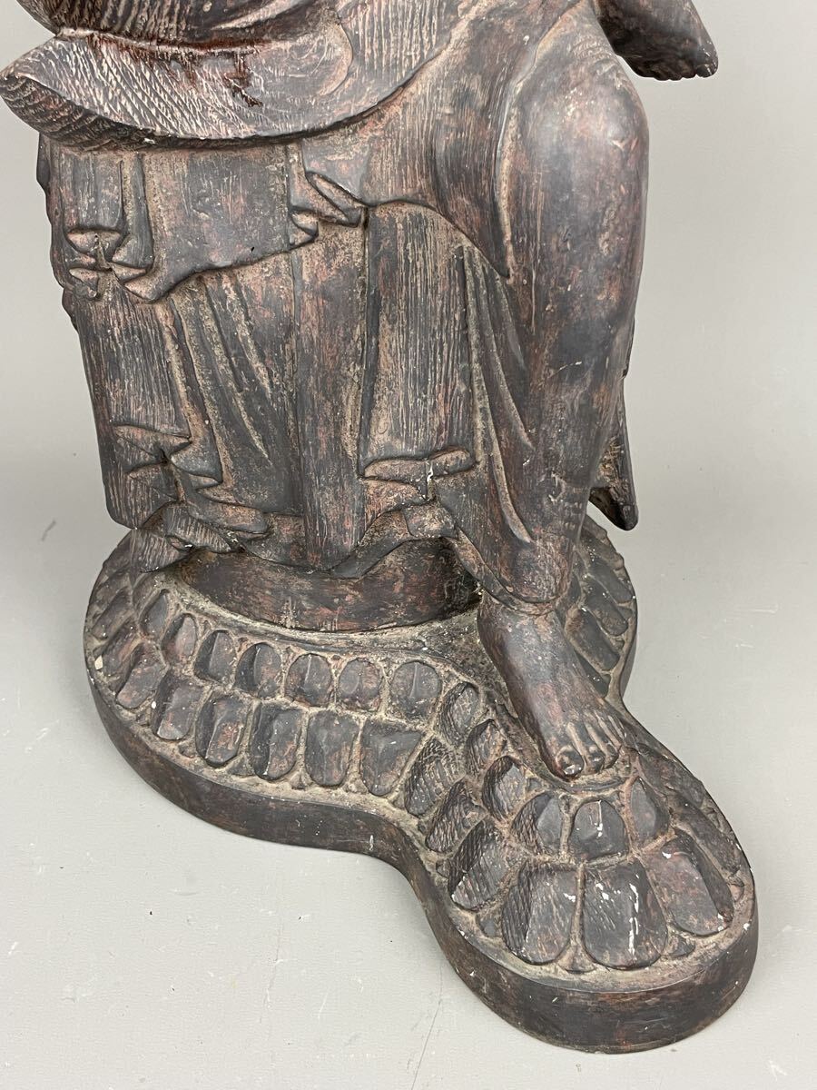 буддизм изобразительное искусство широкий . храм национальное достояние ..... бодисатва изображение из дерева style полимер производства очень большой 54cm украшение изображение Будды времена предмет