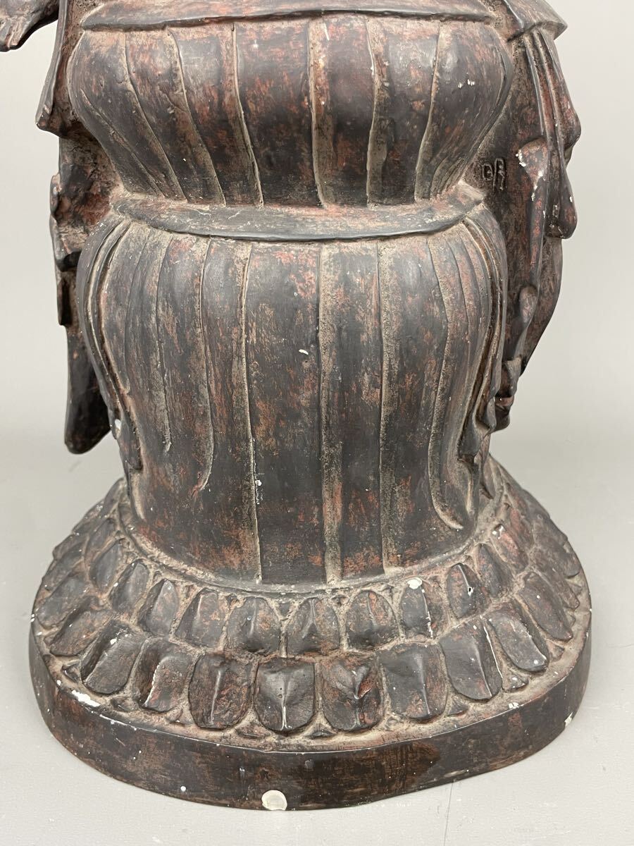 буддизм изобразительное искусство широкий . храм национальное достояние ..... бодисатва изображение из дерева style полимер производства очень большой 54cm украшение изображение Будды времена предмет