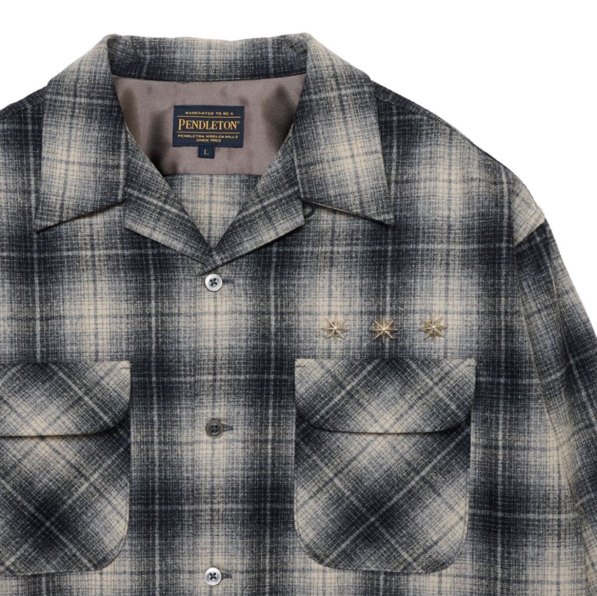 【PENDLETON×GDC Collabo】Check Shirts Ｌサイズ_画像3