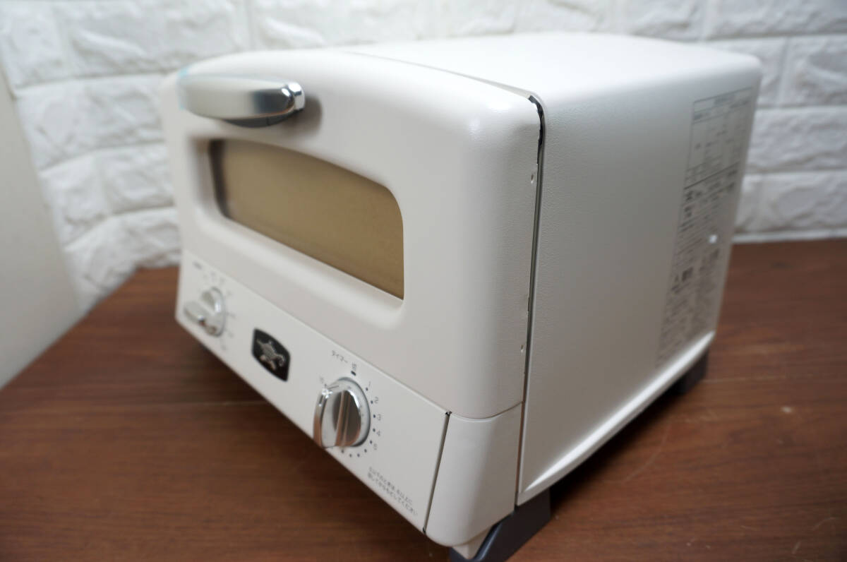 新品未使用品!! Aladdin グラファイトグリル&トースター(4枚焼き) 1390W AGT-G13B(W) オーブントースター ホワイト アラジン _画像8