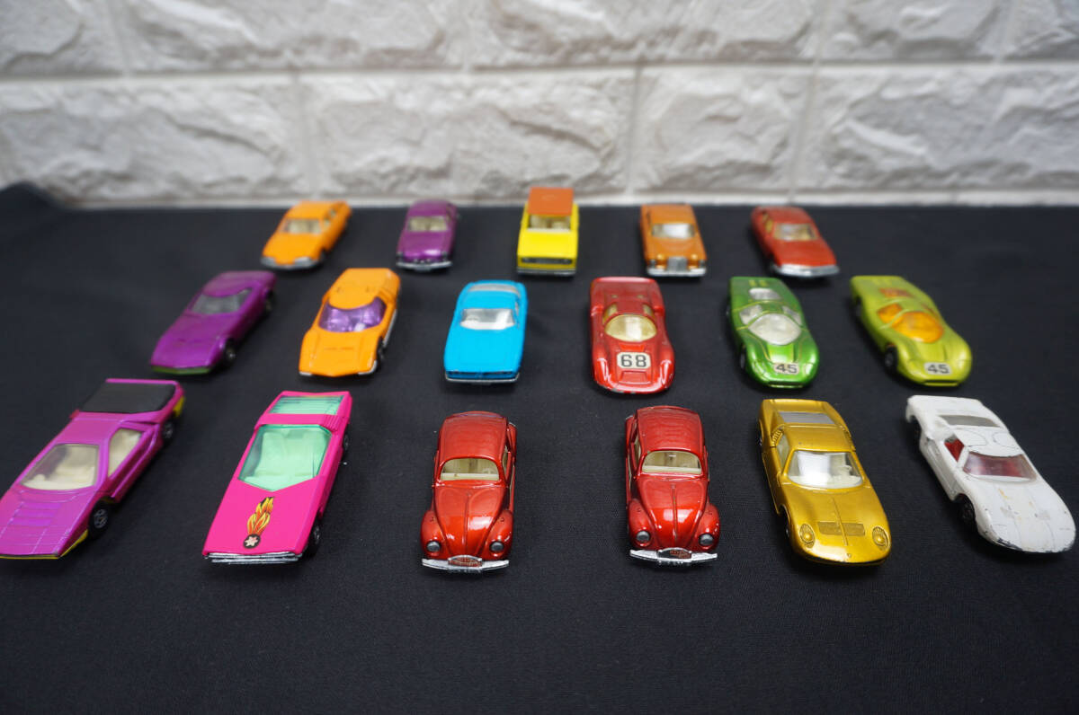 1960、70年代 当時物!! MATCHBOX SUPERFAST ミニカー スポーツカー 17台セット イギリス製 英国 マッチボックス ヴィンテージ トミカサイズ_画像6