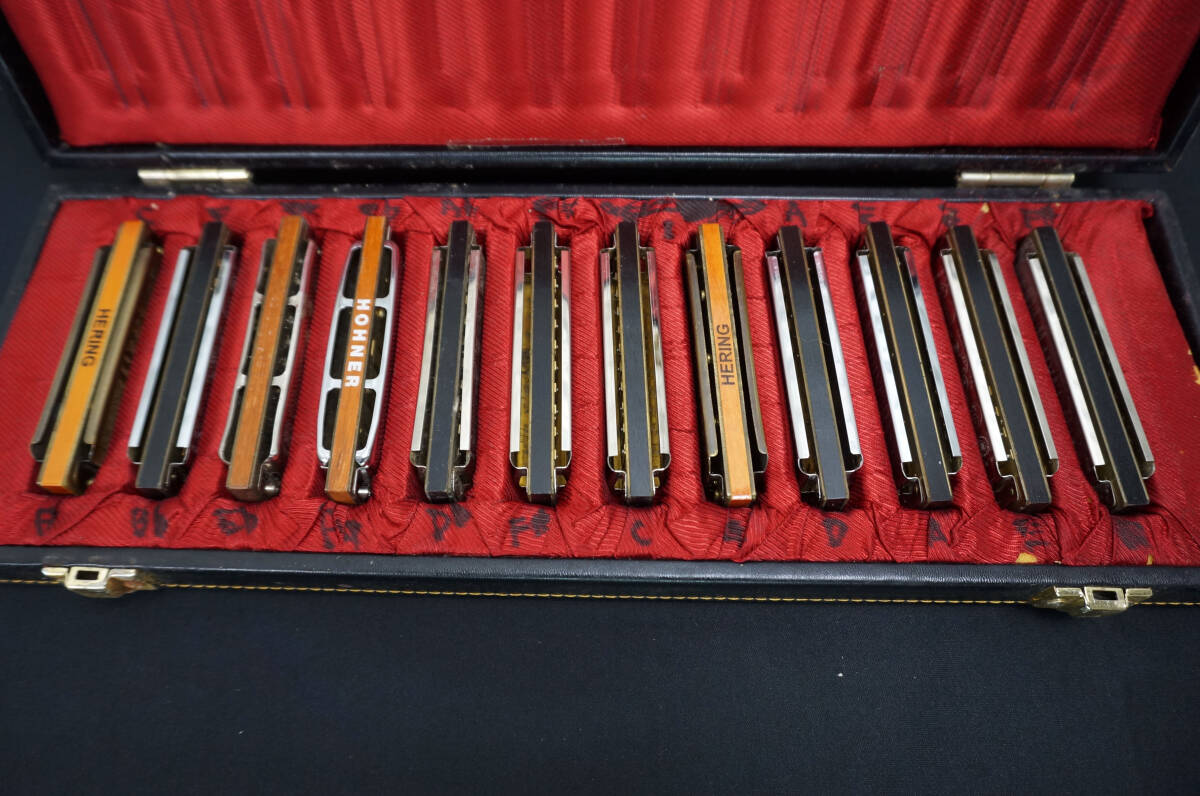 HOHNER / HERING ハーモニカ 12本セット Marine Band Blues Harp 1923 Vintage Harp ホーナー へリング マリーンバンド ブルースハープ_画像2