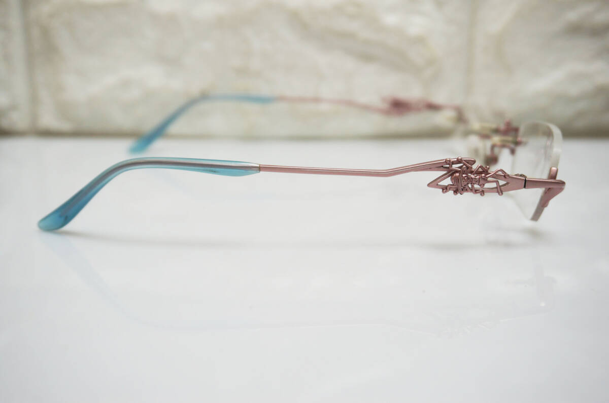 未使用品!! Vivienne Westwood メガネフレーム VW-5069 日本製 49□16 135 レディース ヴィヴィアン ウェストウッド 眼鏡 メタル _画像4