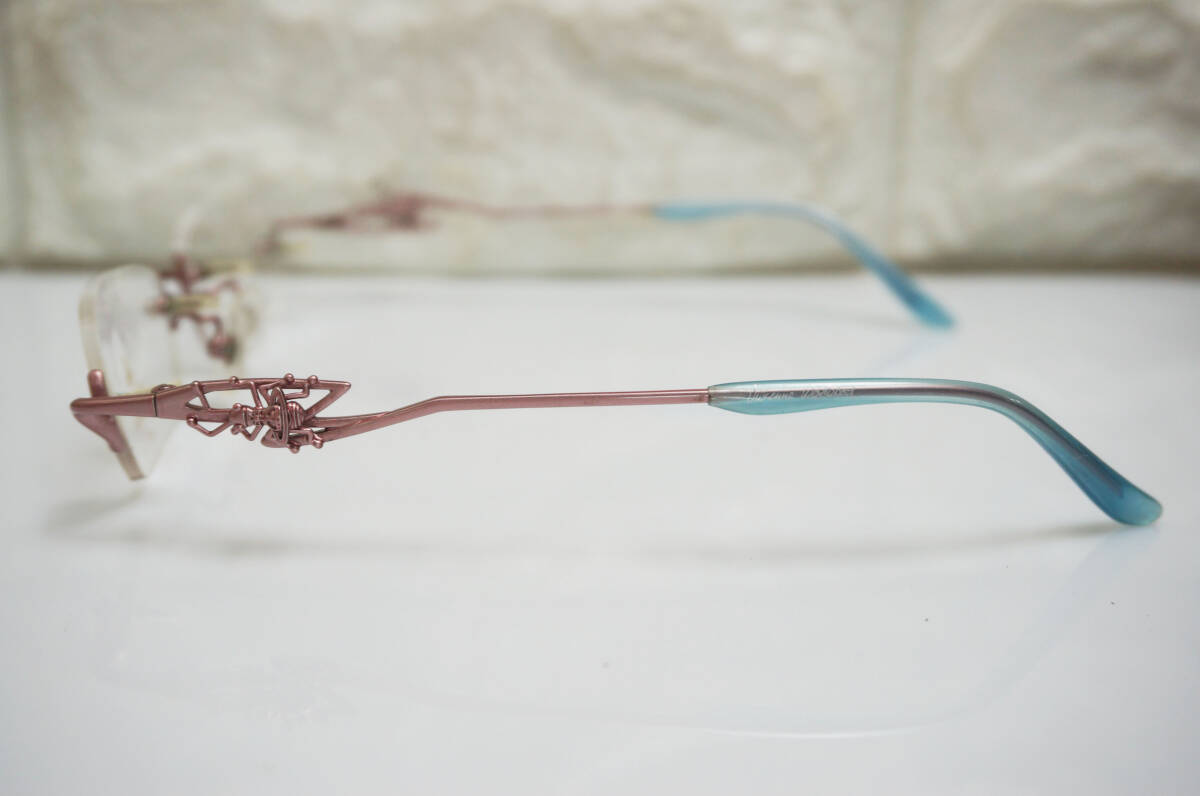 未使用品!! Vivienne Westwood メガネフレーム VW-5069 日本製 49□16 135 レディース ヴィヴィアン ウェストウッド 眼鏡 メタル _画像3