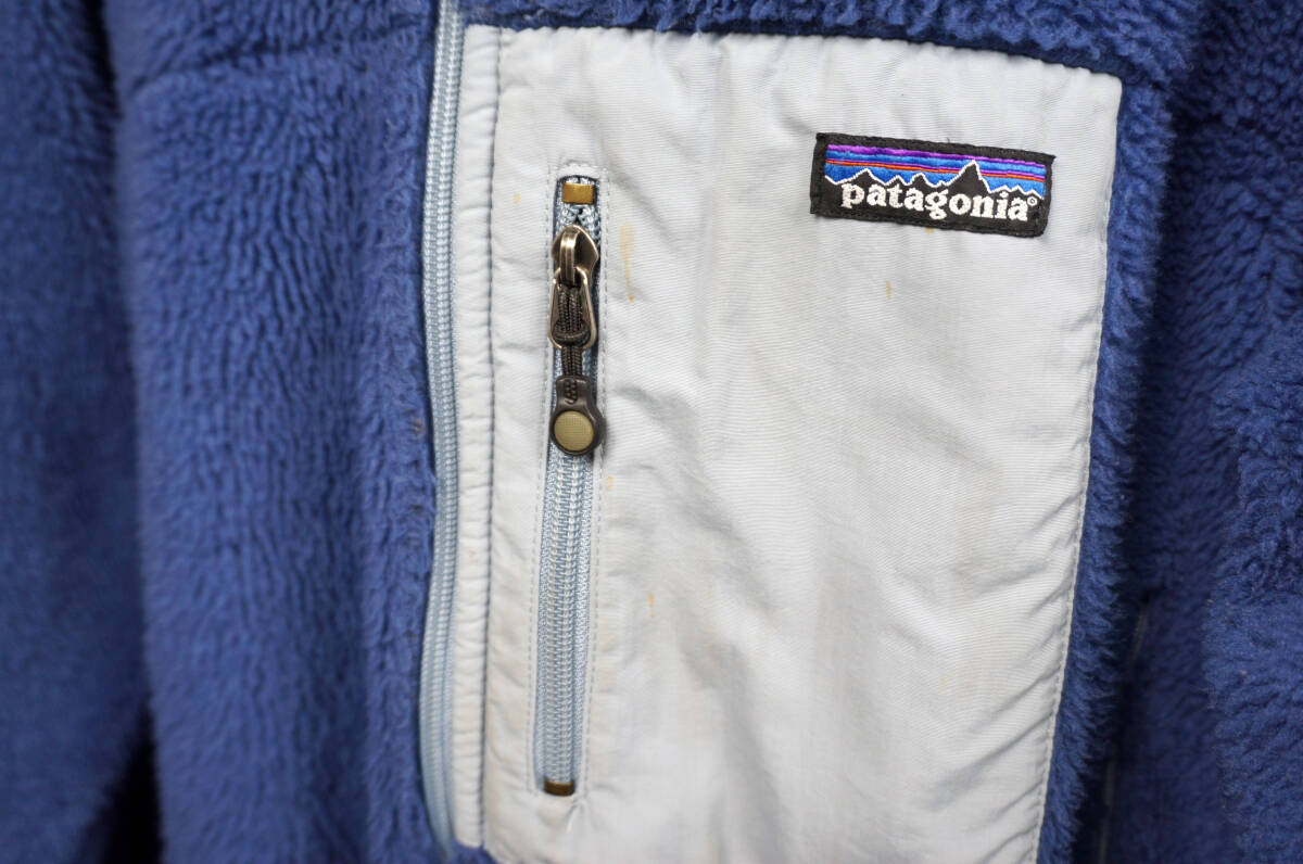 Patagonia クラシック レトロX 米国製 フリースジャケット メンズLサイズ 23055F5 ブルー系 パタゴニア _画像4