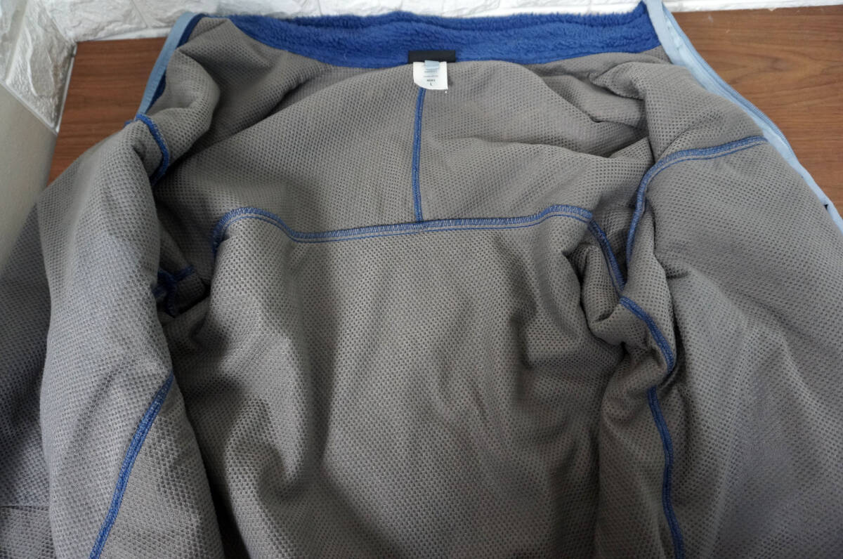 Patagonia クラシック レトロX 米国製 フリースジャケット メンズLサイズ 23055F5 ブルー系 パタゴニア _画像8