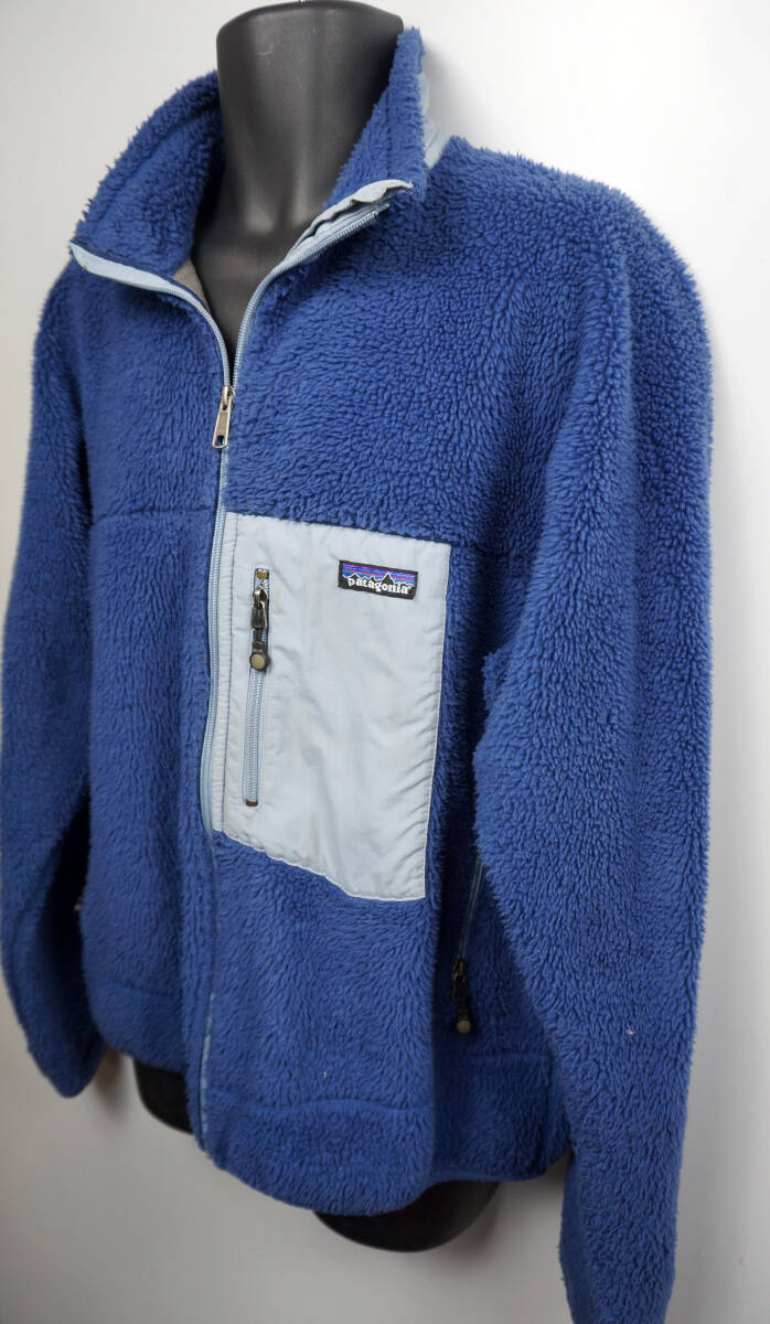 Patagonia クラシック レトロX 米国製 フリースジャケット メンズLサイズ 23055F5 ブルー系 パタゴニア _画像3