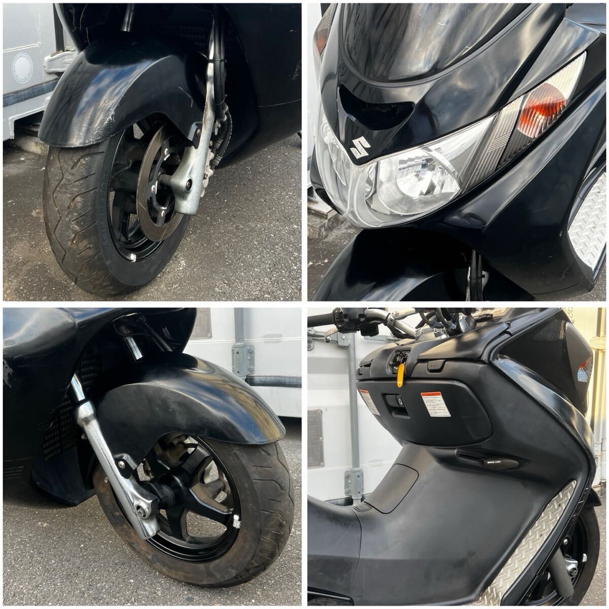 低走行7,612km スカイウェイブ250 TypeS CJ43A 実動 始動動画 下取り/現車確認歓迎 格安配送 SKYWAVE250 スカイウェーブ 検 マジェスティ_画像7