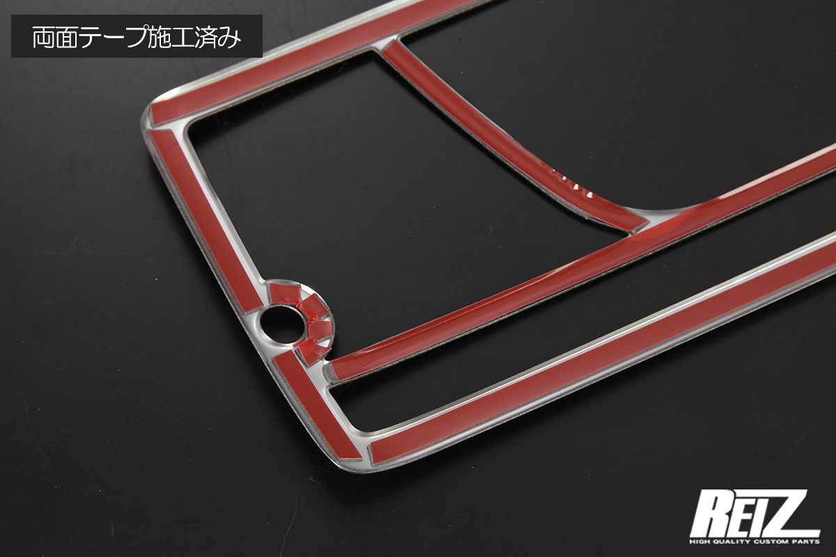 S700系 アトレー ハイゼットカーゴ テールランプ ガーニッシュ ステンレス製 メッキ調 鏡面仕上 テールカバー S700V S710V ネコポス発送_画像4