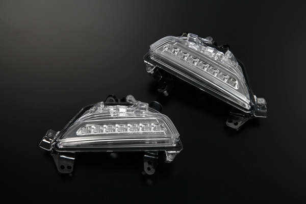 LUCKYSALE BM / BY アクセラ スポーツ LED フロントウインカー クロームメッキ 検) ウィンカー フロントバンパー ヘッドライト_画像4