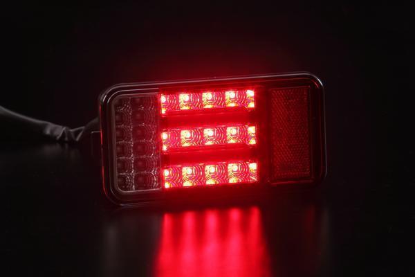 [LUCKY SALE] DA16T キャリィ LEDテールランプ [レッドクリア/クローム] スズキ スーパーキャリイ LED テール ライト_画像3