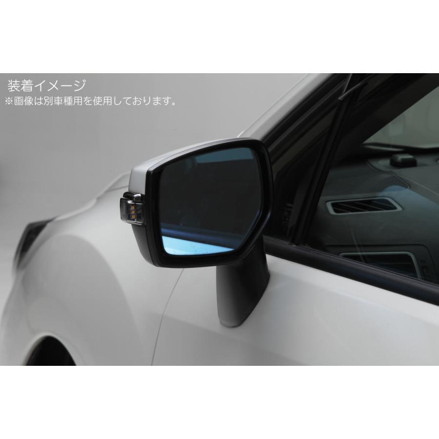 BM BR レガシィ C型~ ブルーワイドミラー バックプレート交換式 SRVD無 左右 ブルーミラー 台座付き 純正交換 補修部品にも_画像5