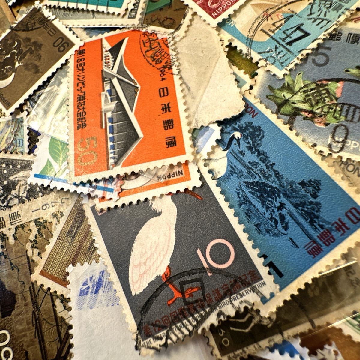 Япония использованный . марка число листов sen ранг марка есть различный много . суммировать