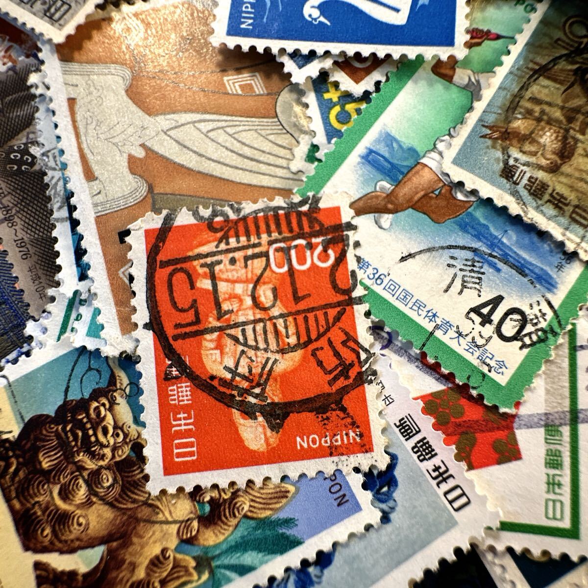 Япония использованный . марка число листов sen ранг марка есть различный много . суммировать