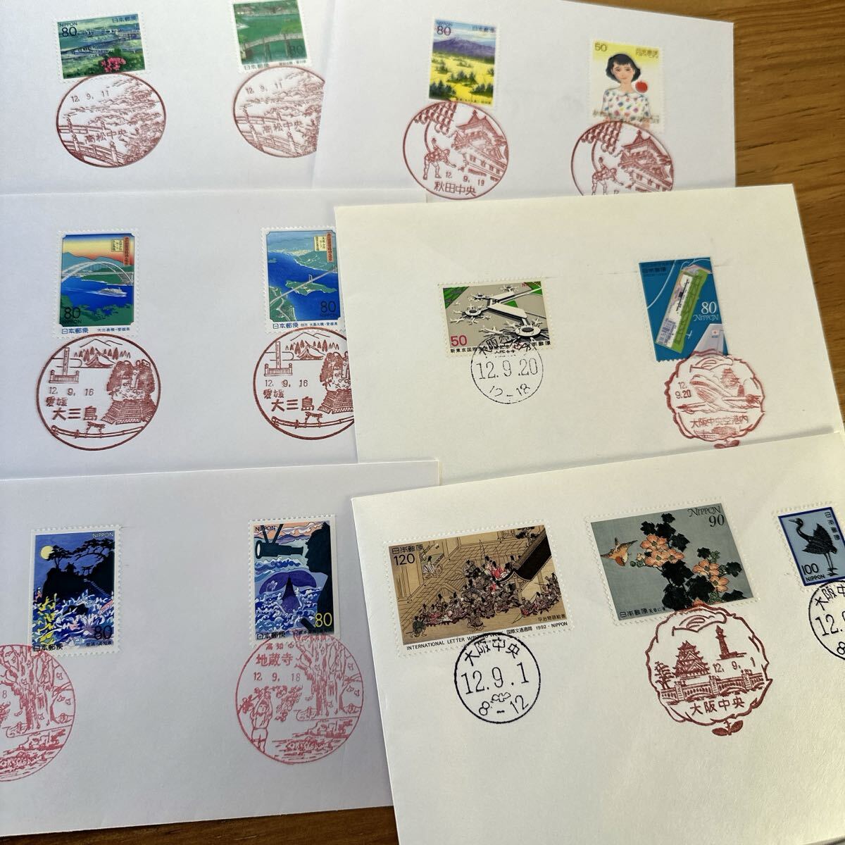  пейзаж печать коллекция печать имеется марка различный . суммировать 