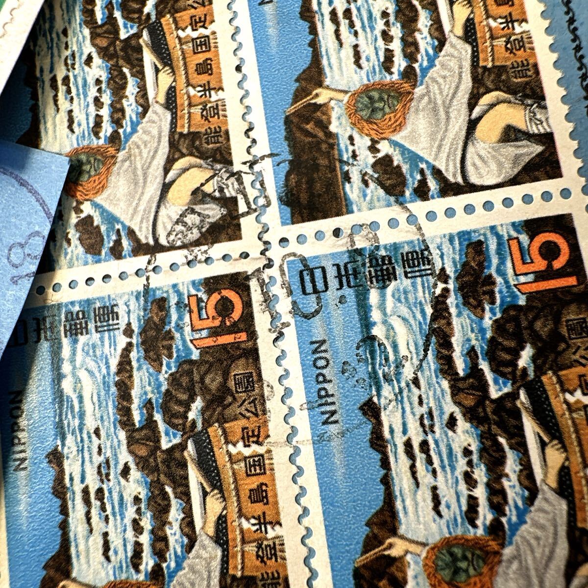 Япония марка использованный . марка бумага имеется марка различный . суммировать