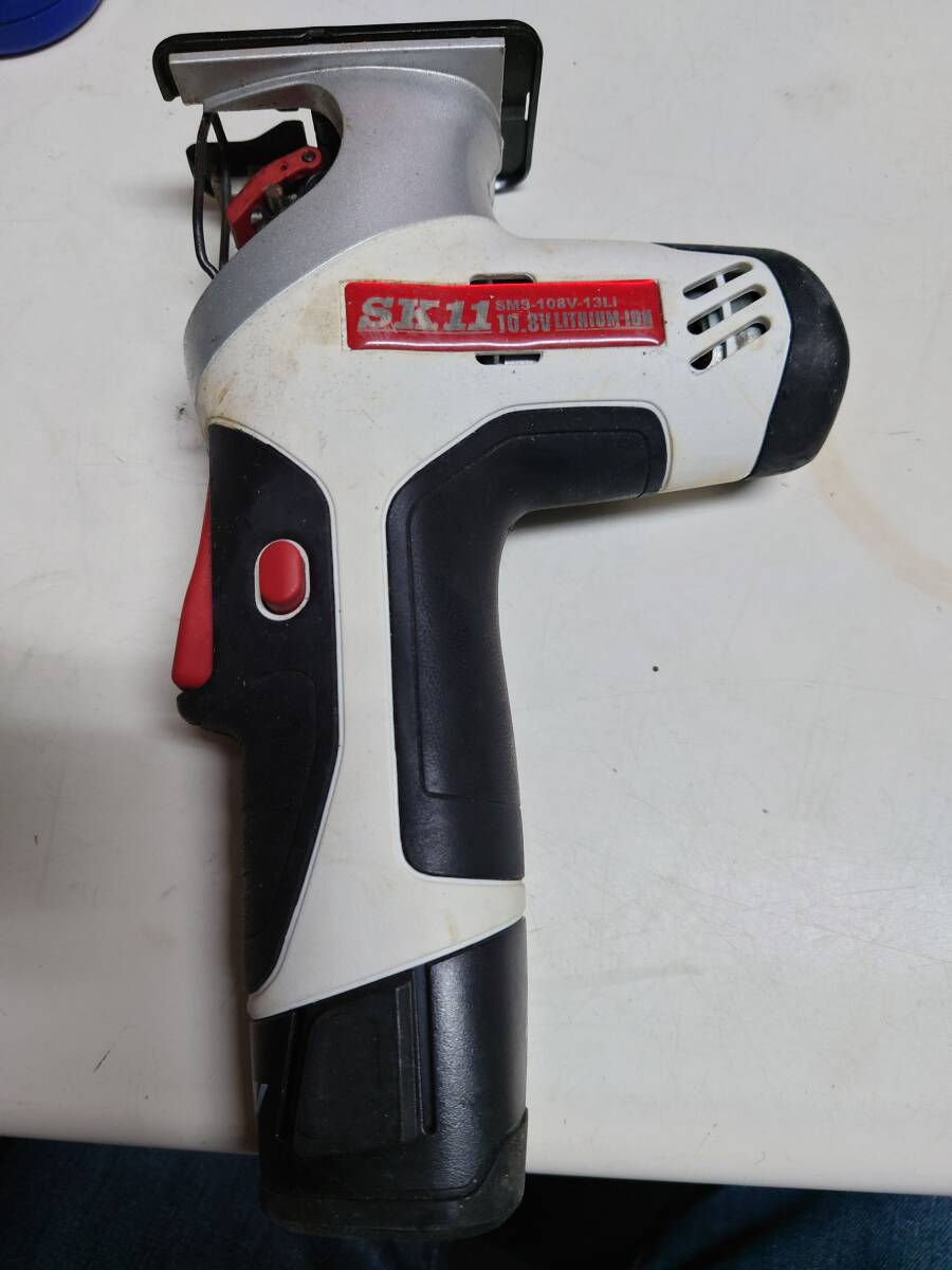  б/у прекрасный товар SK11 зарядка мульти- so-SMS-108V-13Li корпус лобзик электрический пила аккумулятор имеется работа товар *39361