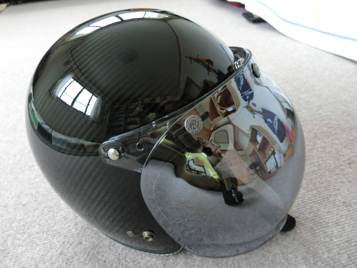 EALOT(ji- Rod ) FlyboyJet2 карбоновый Hybrid шлем M размер б/у прекрасный товар с дополнением 