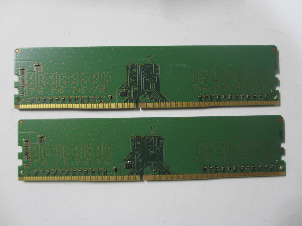 送料込み!! MICRON ディスクトップ用　PC4-2666V　8GB×２枚組 _画像3