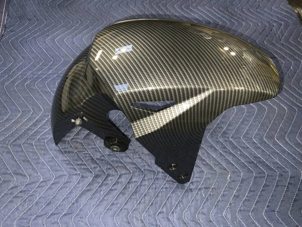 140s / カーボン柄　②加工済み　グロム　フロントフェンダー　JC61　JC75　JC92　モンキー125　DAX125　ダックス125_画像1