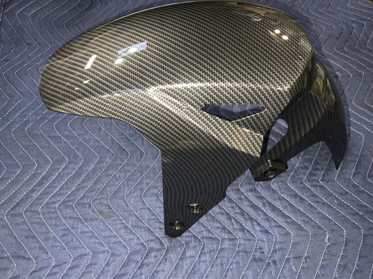 140s / カーボン柄　②加工済み　グロム　フロントフェンダー　JC61　JC75　JC92　モンキー125　DAX125　ダックス125_画像2