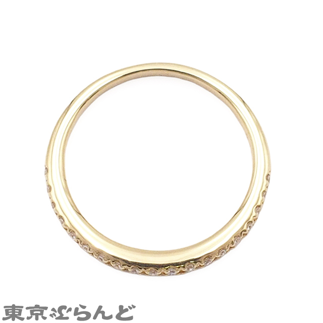 101824116 ミキモト MIKIMOTO リング イエローゴールド K18YG ダイヤモンド 18PD 0.12ct 11.5号相当 指輪 レディース 仕上済_画像2
