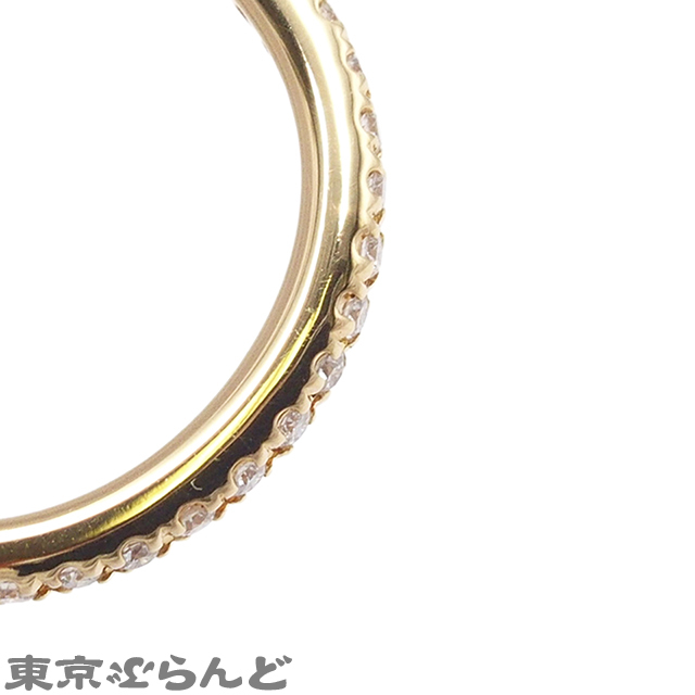101824116 ミキモト MIKIMOTO リング イエローゴールド K18YG ダイヤモンド 18PD 0.12ct 11.5号相当 指輪 レディース 仕上済_画像6
